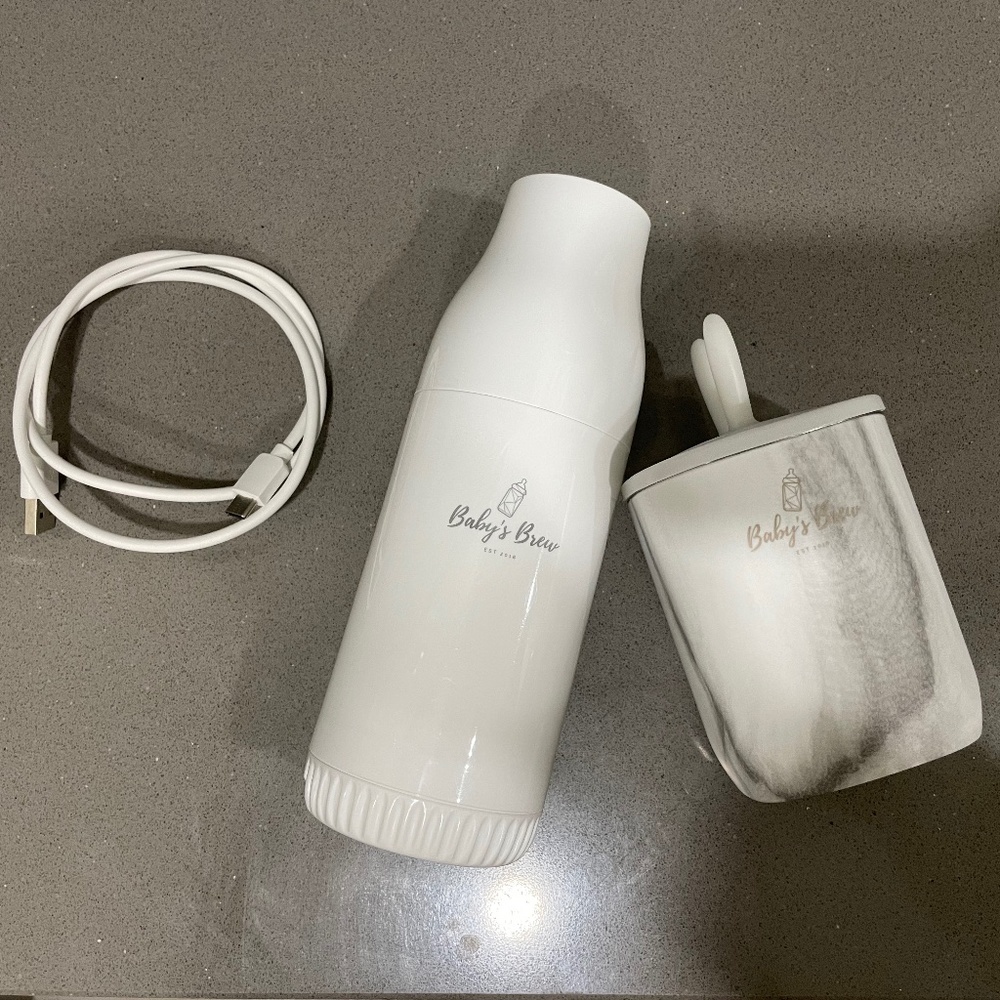 Baby's Brew Portable Bottle Warmer Pro Set Formula Dispenser